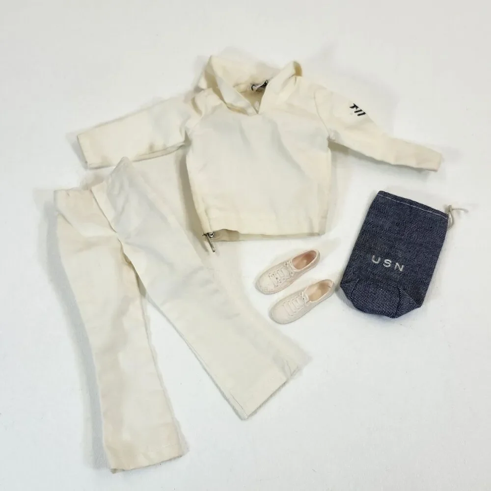 Vintage 1961 Flocked Ken Doll Mattel Wardrobe Lot Case Tagged Outfits